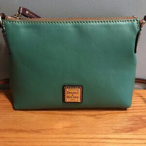 Dooney & Bourke Wexford Leather Crossbody Pouchette IVY Green